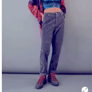 BDG Color Corduroy High Waisted Mom Pant